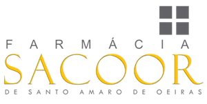 Logótipo da Farmácia Sacoor de Santo Amaro de Oeiras